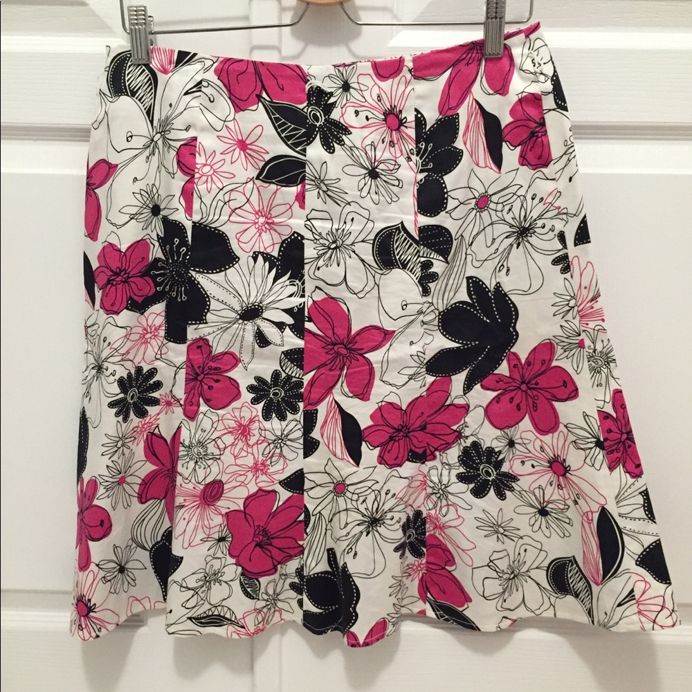Floral A-line skirt - Size 12 Petite